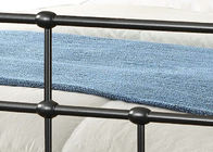Stylish OEM Industrial Double Bed With Sturdy Headboard Footrest