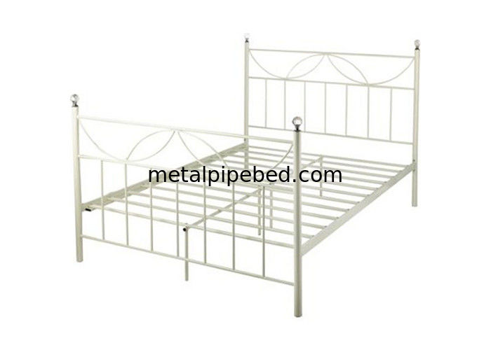 Hotel Adult ODM Design 0.8mm Metal Double Bed