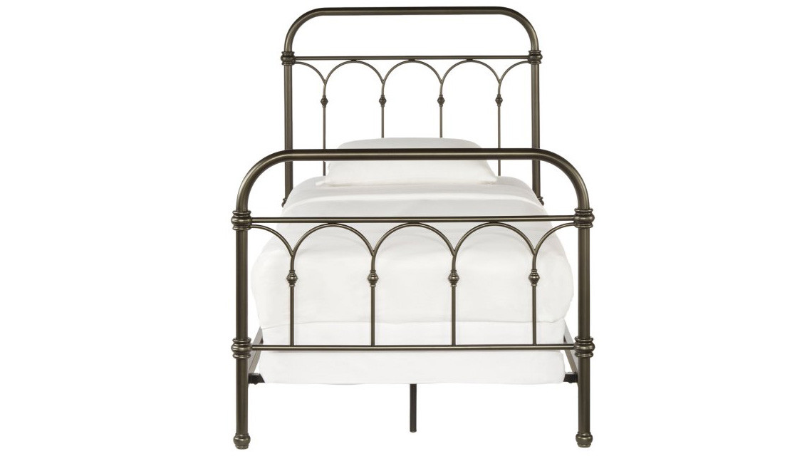 Retro Fireproof Odm Industrial Style Metal Bed Frame For Bedroom